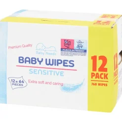 Outlet Baby Needs Babydoekjes Sensitive Lichaamsverzorging