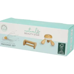 Discount Beauty Star Houten Massageset Lichaamsverzorging