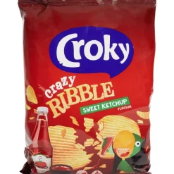 Hot Crazy Ribble Chips Sweet Ketchup Chips