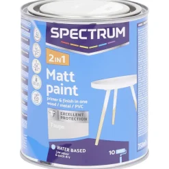 Clearance 2-In-1 Matte Verf Taupe Verf